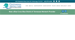 Desktop Screenshot of chattanoogadentalcare.com