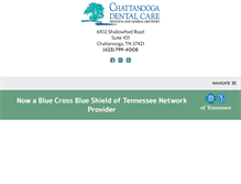 Tablet Screenshot of chattanoogadentalcare.com